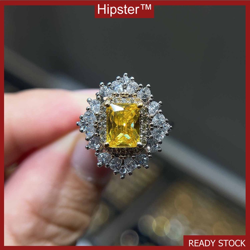 Fashion Luxurious Color Diamond Ring