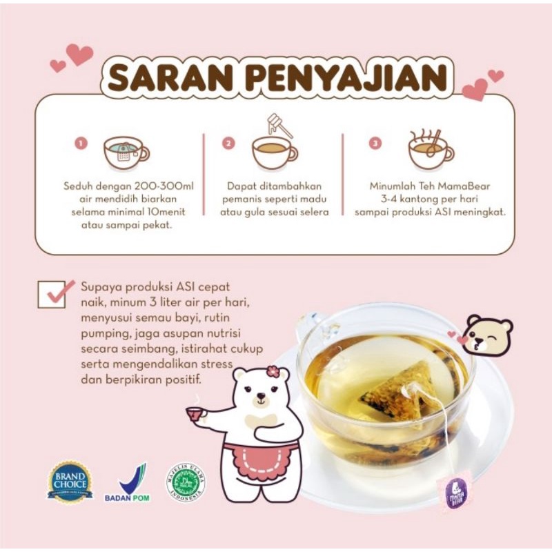 MamaBear Teh Pelancar ASI - ASI Booster
