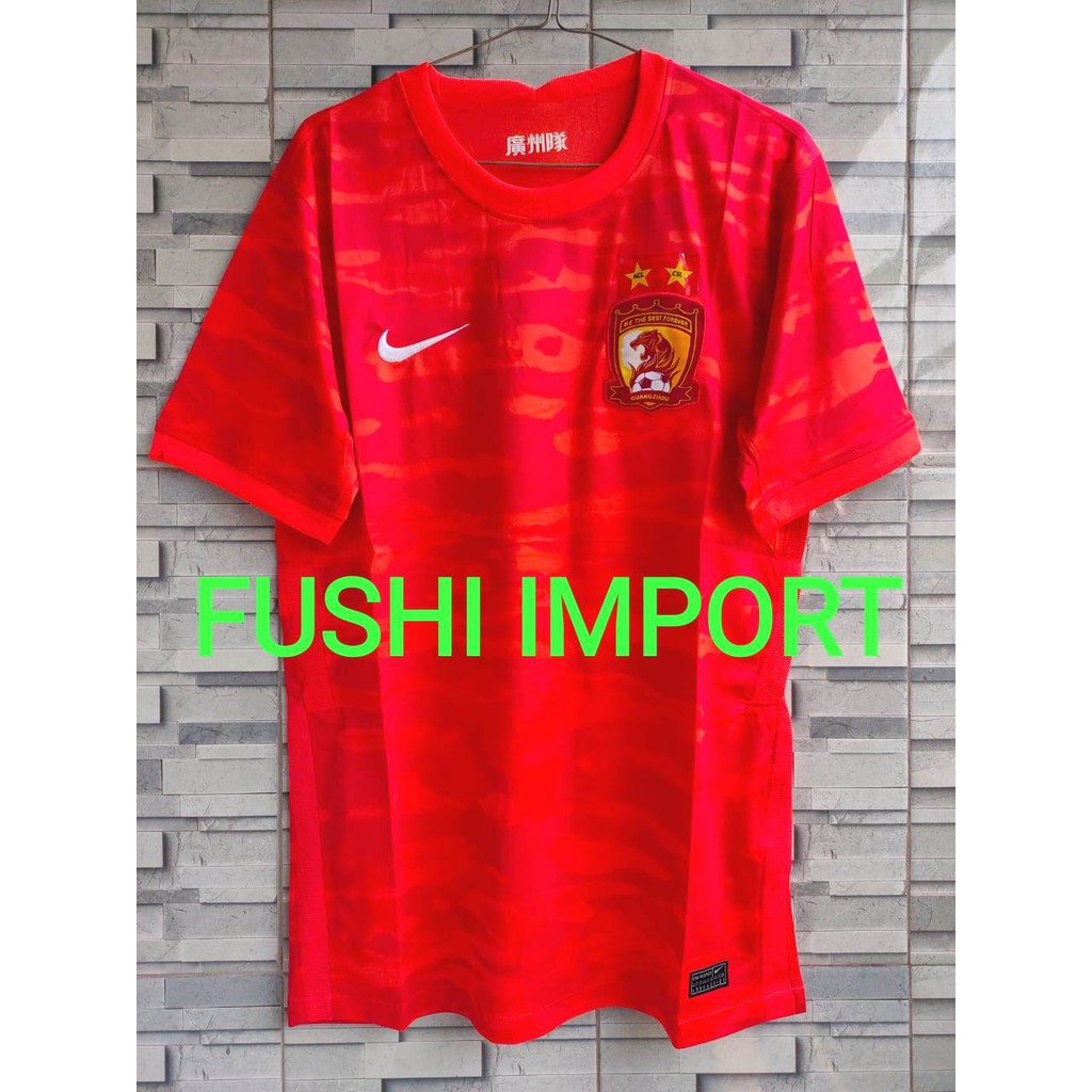 HQ JERSEY BOLA GUANGZHOU EVERGRANDE HOME 2021-2022 GO HQ IMPORT