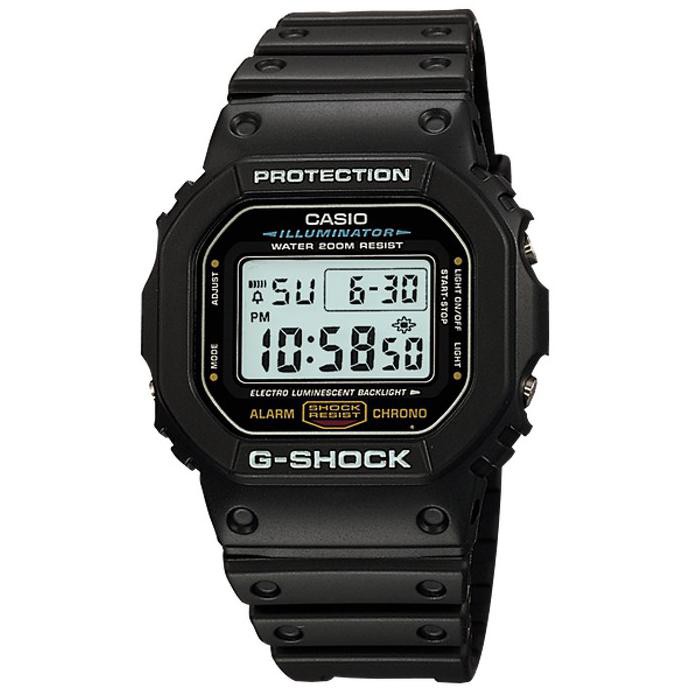 Casio G-Shock Dw-5600E-1Vdf / Dw5600E / Dw5600 Jam Tangan Pria - Hitam Dudung.Store