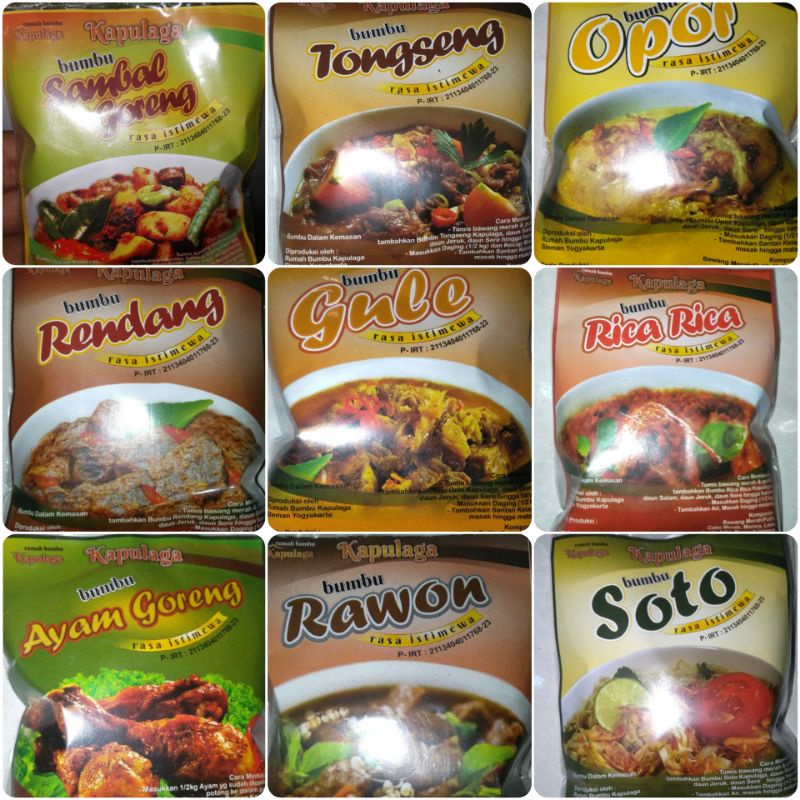 

BUMBU INSTANT KAPULAGA 30g