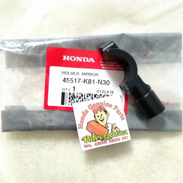 HOLDER DUDUKAN SPION KIRI BEAT ESP BEAT STREET NEW SCOOPY 2017 ORI AHM GRACIAZ