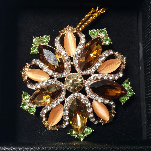 Asfour Crystal Brooch | Bros Kristal Asli Made in Egypt