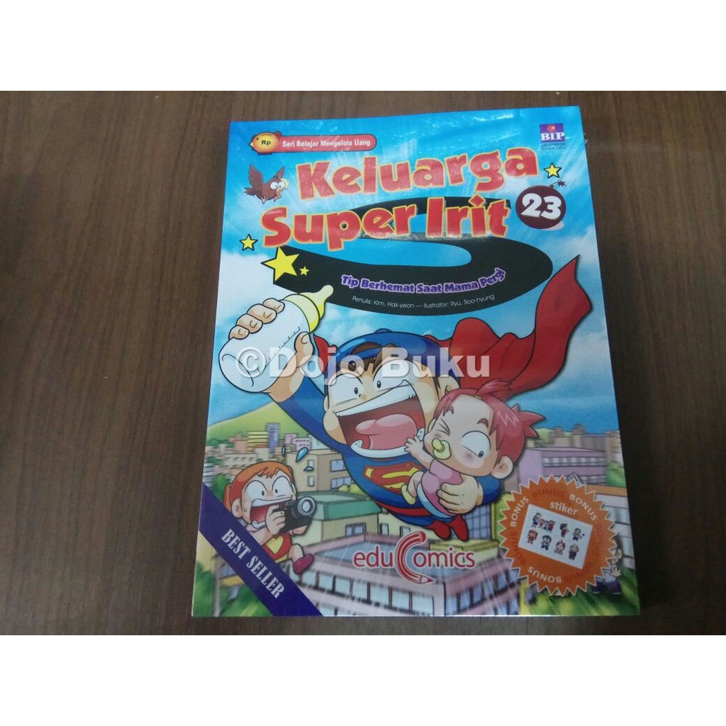 Buku Educomics : Seri Keluarga Super Irit