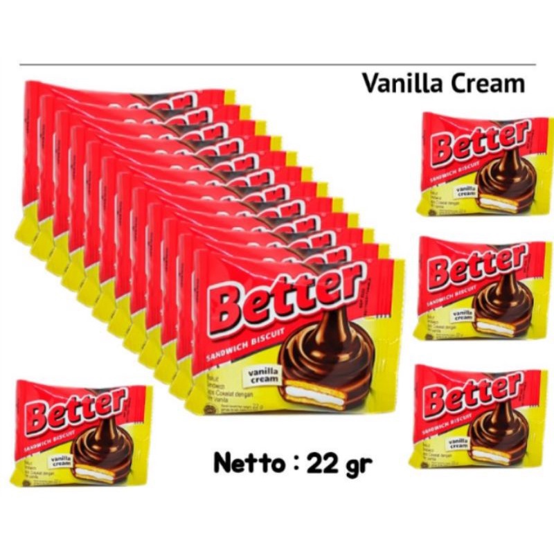 Better Sandwich Biscuit 10 x 22gr