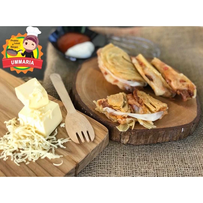 

Marmoza Maryam mozarella (Isian daging asap mozarella)