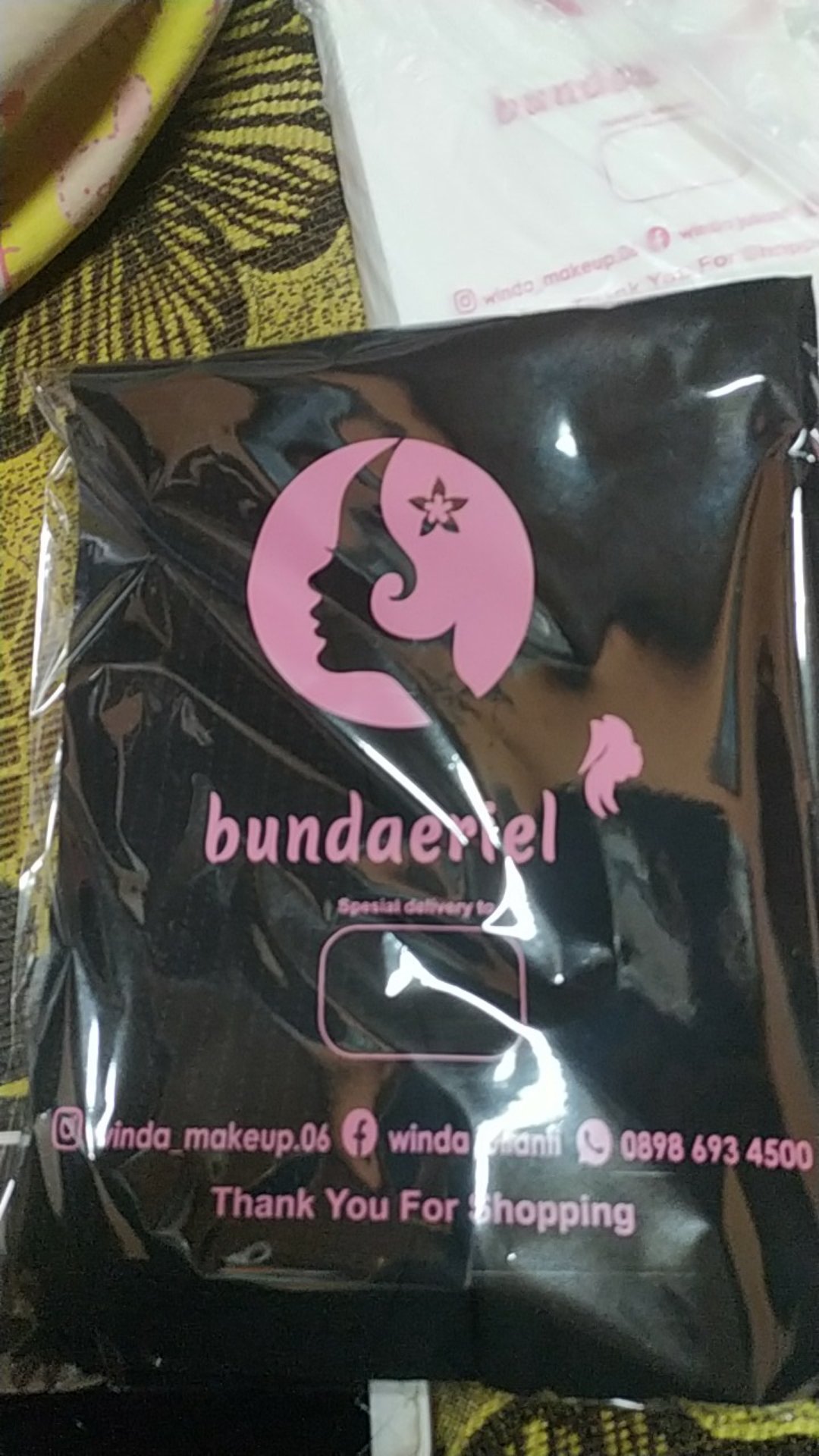 Sablon Plastik Opp Ukuran 20x25 Isi 100 Pcs Cocok Untuk Kemasan Hijab