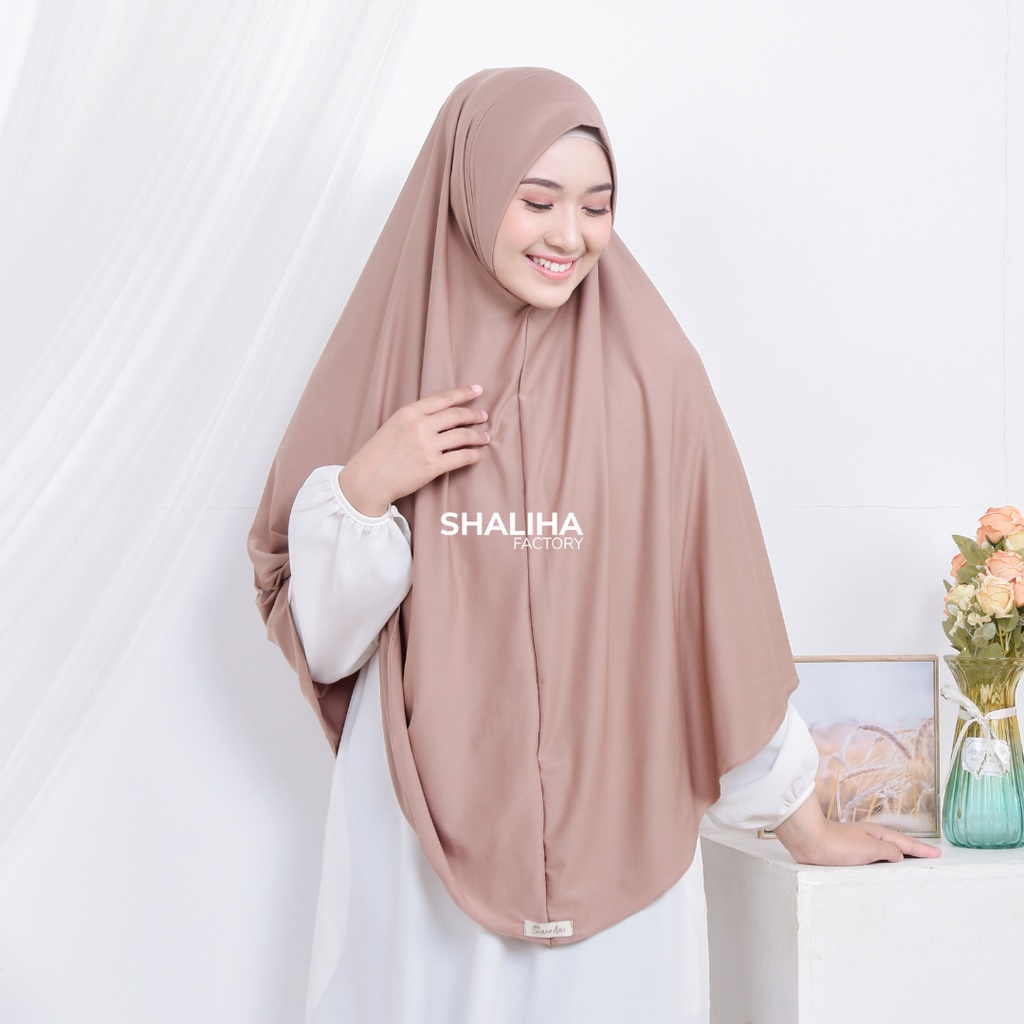 ShalihaFactory - Bergo Non Pet Jumbo Jersey Anti Tembem Tanpa Pet | Inara Hijab Syari