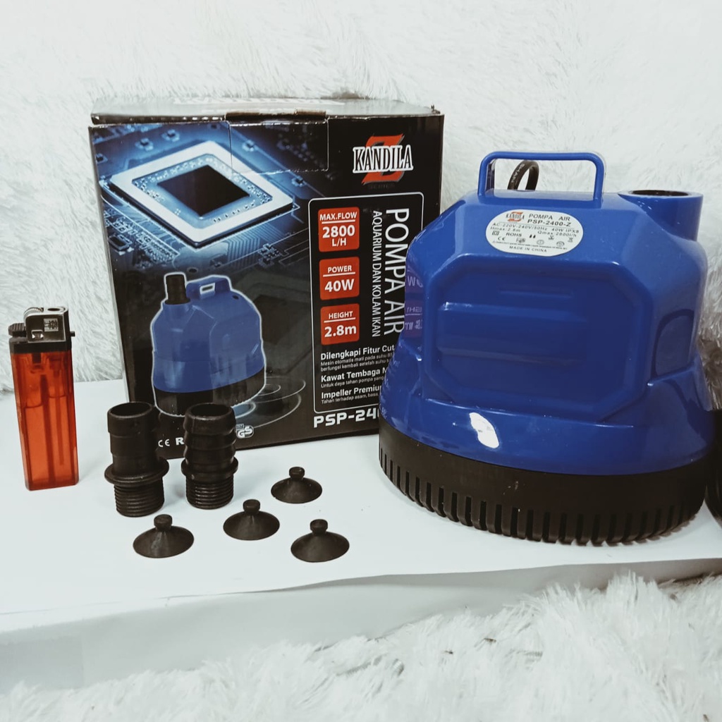 Super Hemat - Pompa Air Kolam ikan Aquarium besar KANDILA PSP 2400 Z Murah Pompa Celup