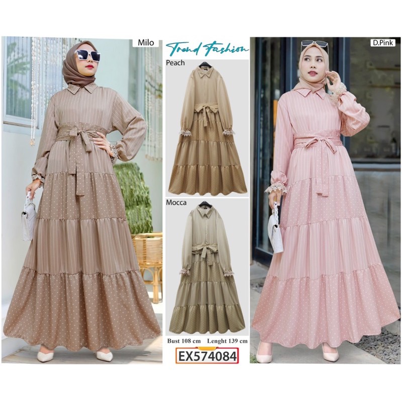 Extu Gamis Polca Zella 574084 by Extu Original
