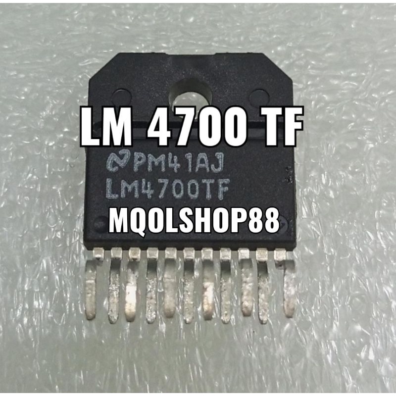 IC GAINCLONE LM4700TF LM 4700TF 4700 TF 30W ORIGINAL ASLI