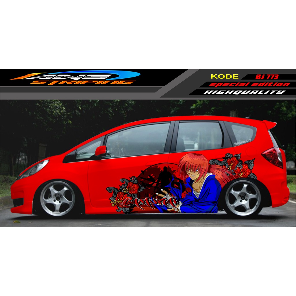 DECAL STICKER MOBIL JAZZ BRIO AVANZA SIGRA YARIS / STIKER VARIASI MOBIL / MODIF STICKER MOBIL 620