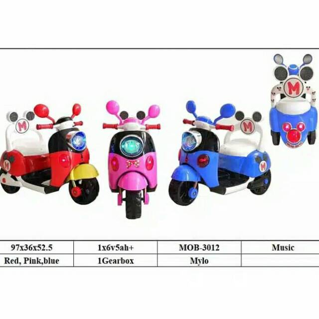 Motor aki anak mockey scoopy