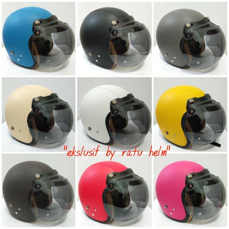 Helm anak bogo polos