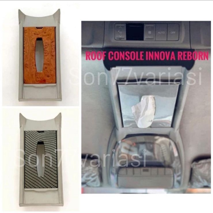 kokpit roof console box tempat tisu all new innova 2016 2021 up