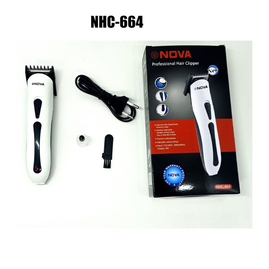 Hair Clipper Nova NHC Alat Pemotong Pencukur Rambut Style Salon Potong