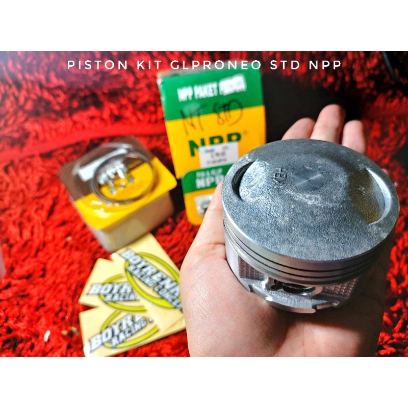 PISTON KIT/SEHER KIT/SEKER KIT GL PRO NEOTECH / MEGA PRO PIN 15 NPP (KEH) OVZ STD|25|50|75|100 - BOYRENK RACING CONCEPT