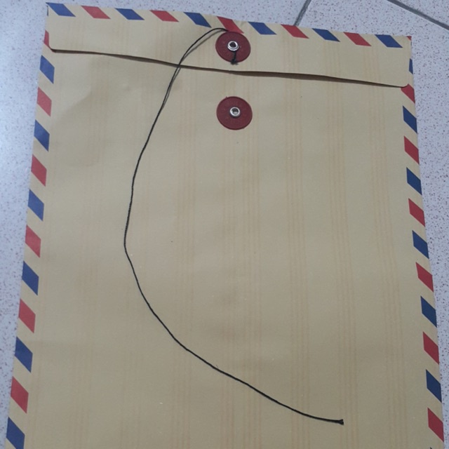 

RUMAH COD_AMPLOP COKLAT TALI AIR MAIL TALI UKURAN FOLIO