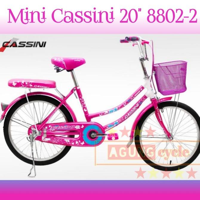 Sepeda Mini Keranjang Trex Cassini 20 8802 Interbike Anak Dewasa Cewek