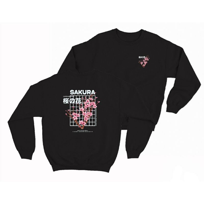 Sweater crewneck unisex (Sakura)