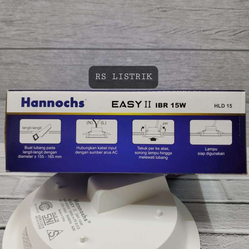 Lampu Downlight LED Hannochs Easy II IBR 15W