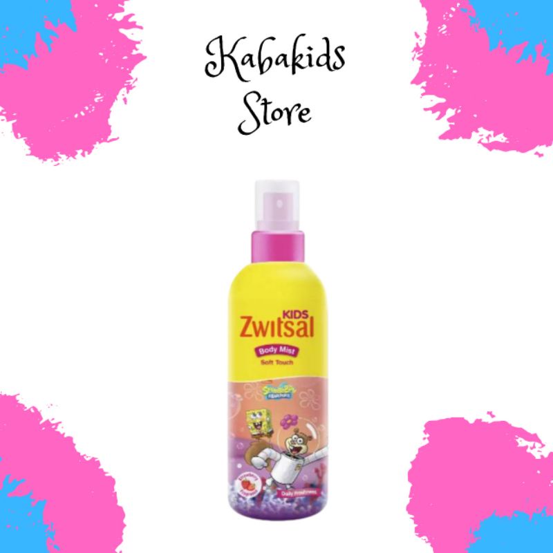 Zwitsal Kids Body Mist Pink Soft Touch 100 Ml