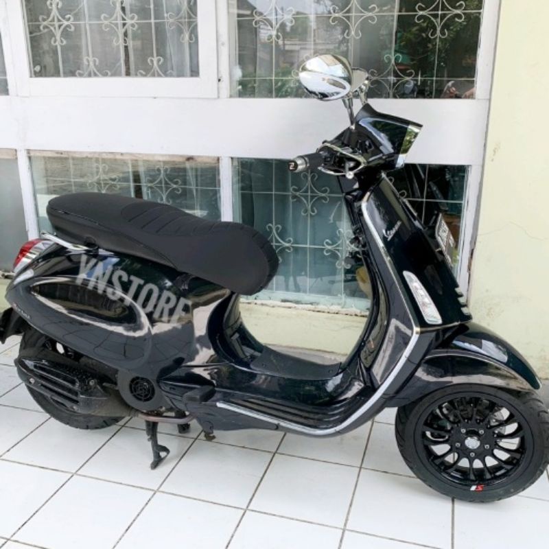 Cover Kulit Jok Vespa Sprint Primavera Lx S Matic mbtech Custom Caferacer
