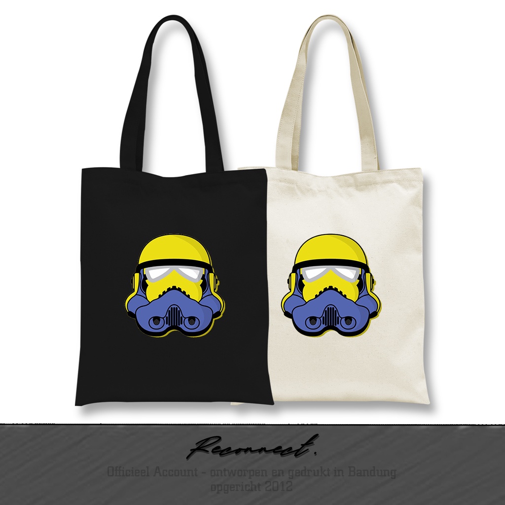 Reconnect TOTTEBAG Minions X Star Wars Stormtrooper Face - GRATIS TAMBAH NAMA