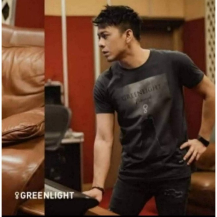 fws0G1H Baju Kaos Pria Merek Greenlight Original / Kaos Ariel Warna Abu - Abu-Abu, Xl Hyj2011Jhh