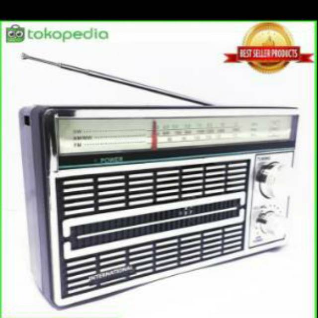 Radio Portable CR-4250 Internasional  Ac/Dc/Radio Fm/AM/SW Souness