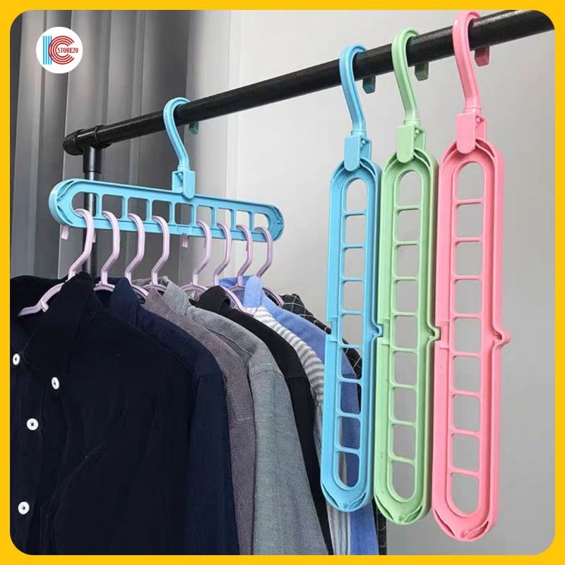 Gantungan hanger 9 in 1 / Gantungan baju / Hanger