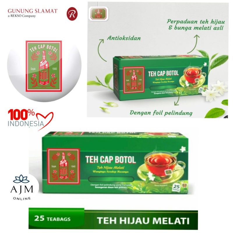

Teh Hijau Melati Cap Botol 25 Bags
