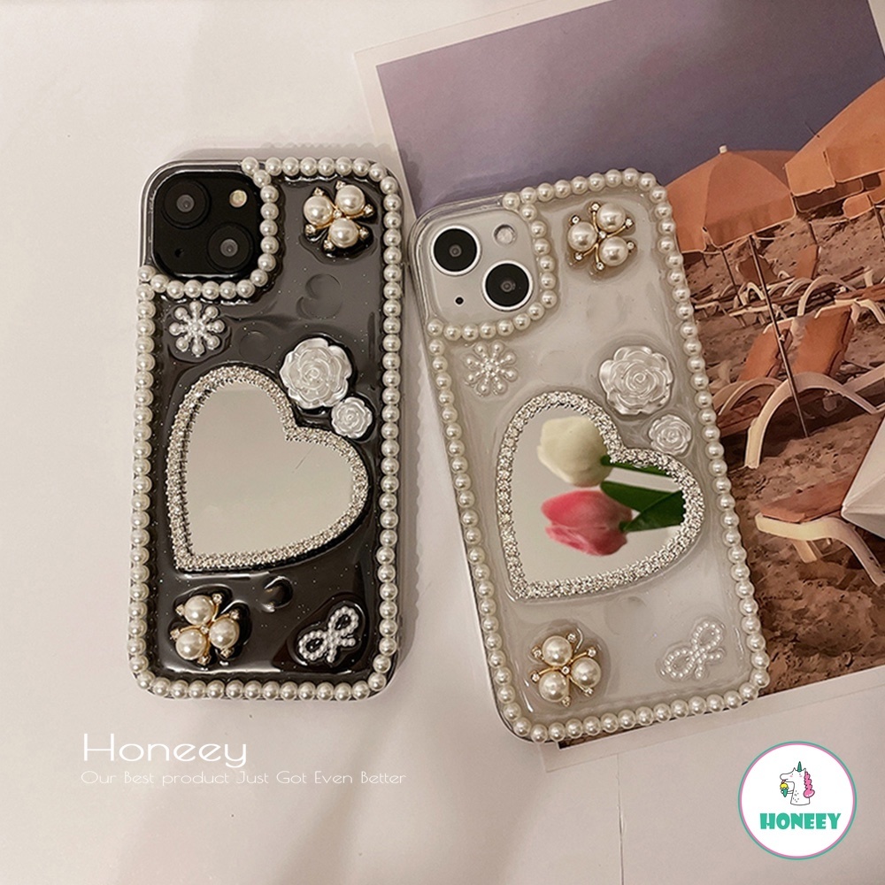 Soft Case TPU Motif Hati 3D Untuk IPhone 13 12 11 Pro Max X XR 8 7 Plus