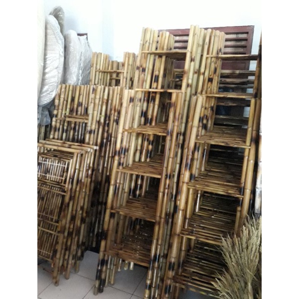 tangga bambu atau ladder hanger