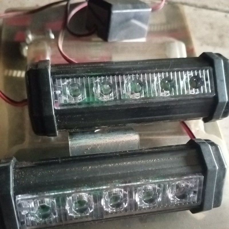 Lampu Variasi CR7 LAMP. BLACK FLASH LIGHT #Semua Jenis Motor HONDA, YAMAHA, SUZUKI, KAWASAKI DLL  LE