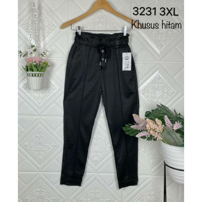 celana hitam polos/celana joger/celana import zara/celana terlaris