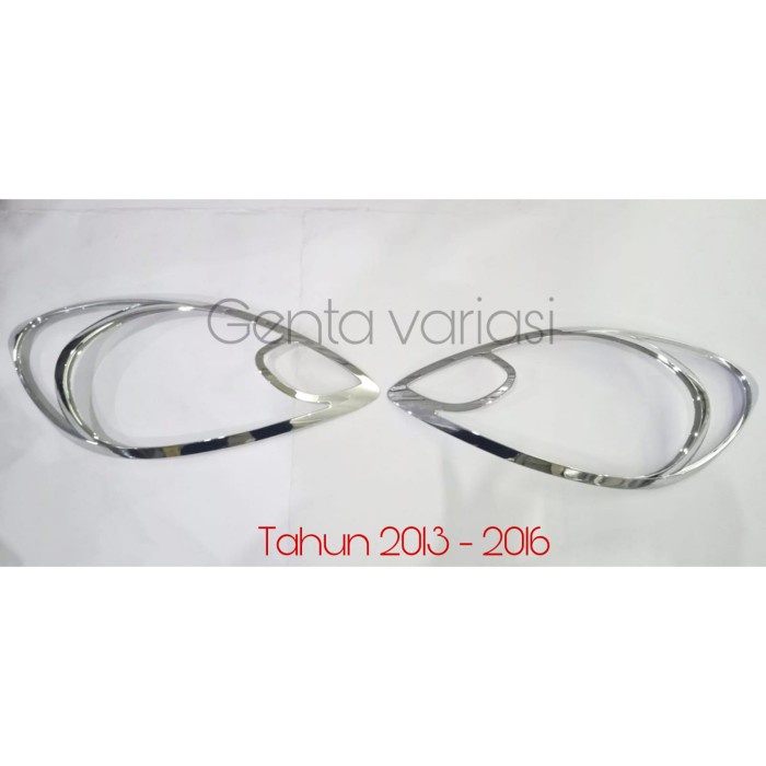 Garnish Lampu Depan Mobilio Non RS Chrome 2013 - 2016