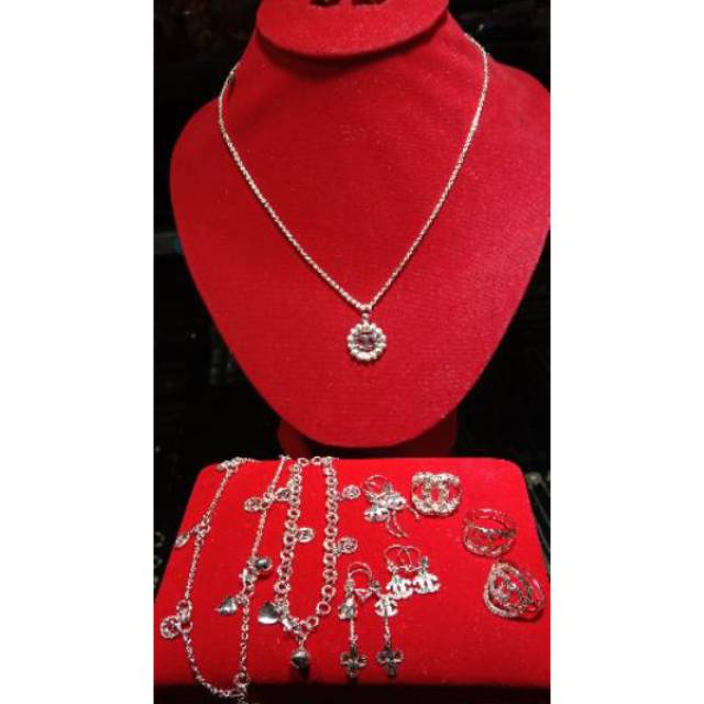 SET PERHIASAN PERAK anak dan dewasa