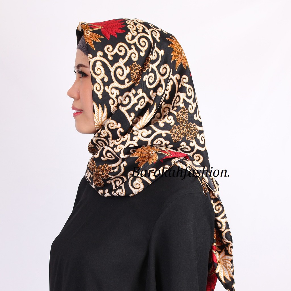 HIJAB KERUDUNG JILBAB MOTIF SEGI EMPAT