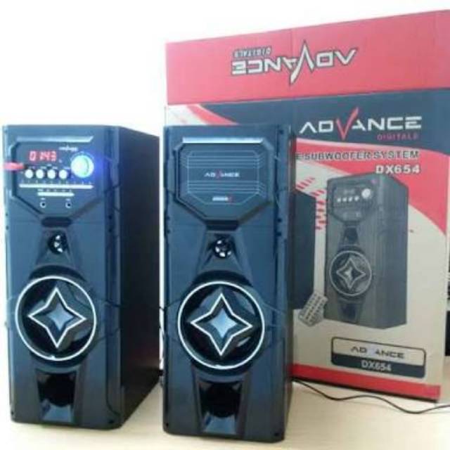 Speaker Aktif Advance DX654 double woofer