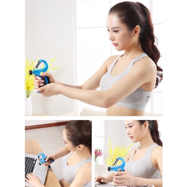 hand grip handgrip alat olahraga adjustable alat gym fitness latihan pembesar penguat otot tangan pria dan wanita