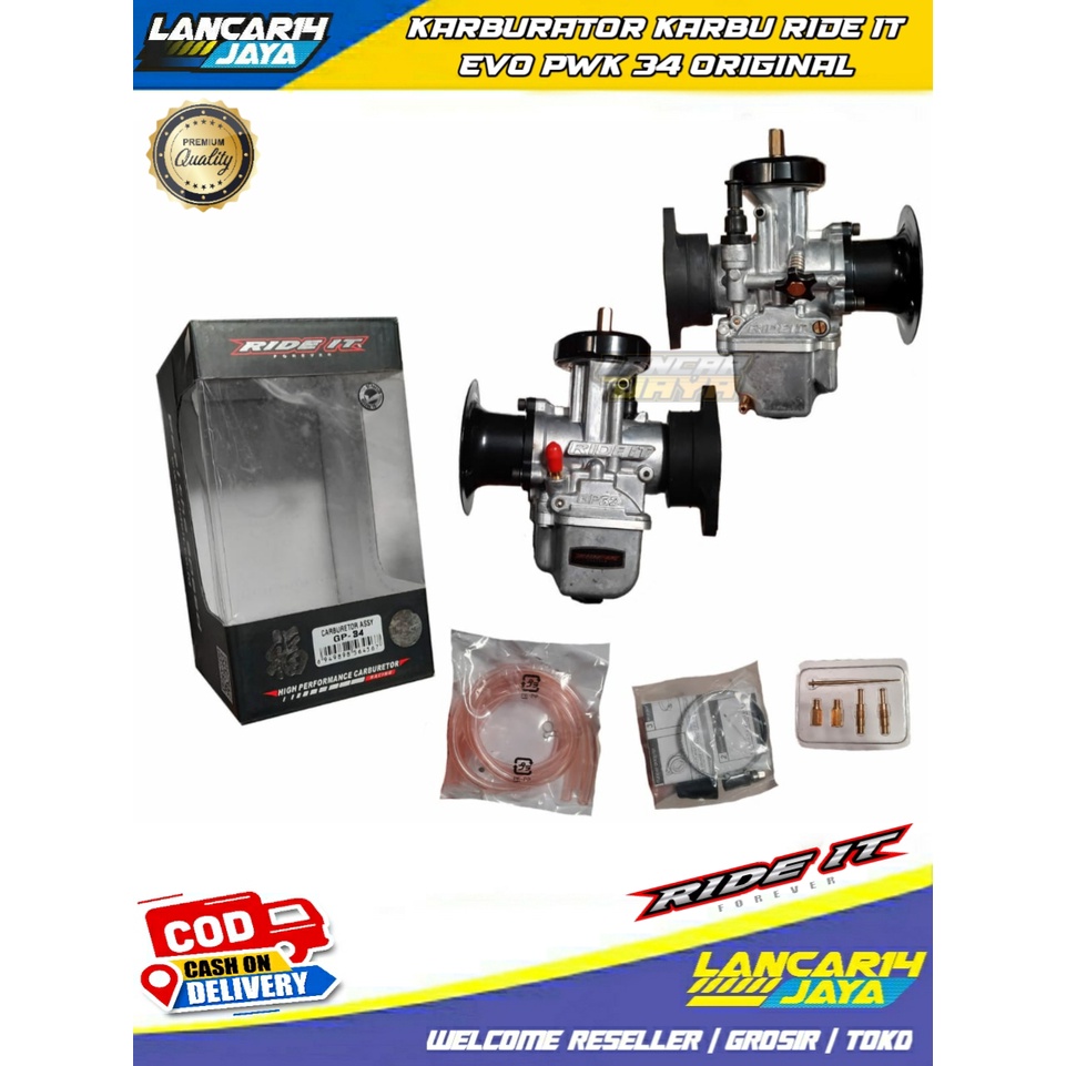 KARBURATOR KARBU RIDE IT EVO PWK 34 ORIGINAL