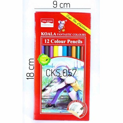 Pensil Warna 12 Warna Panjang MURAH