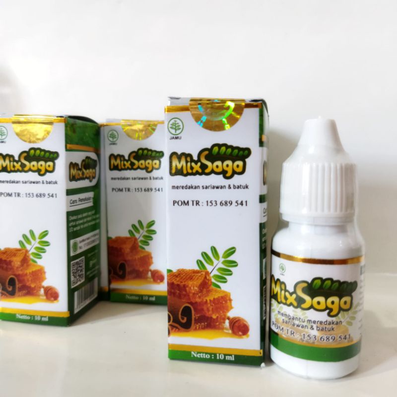 MIX SAGA obat sariawan batuk isi 10 ml