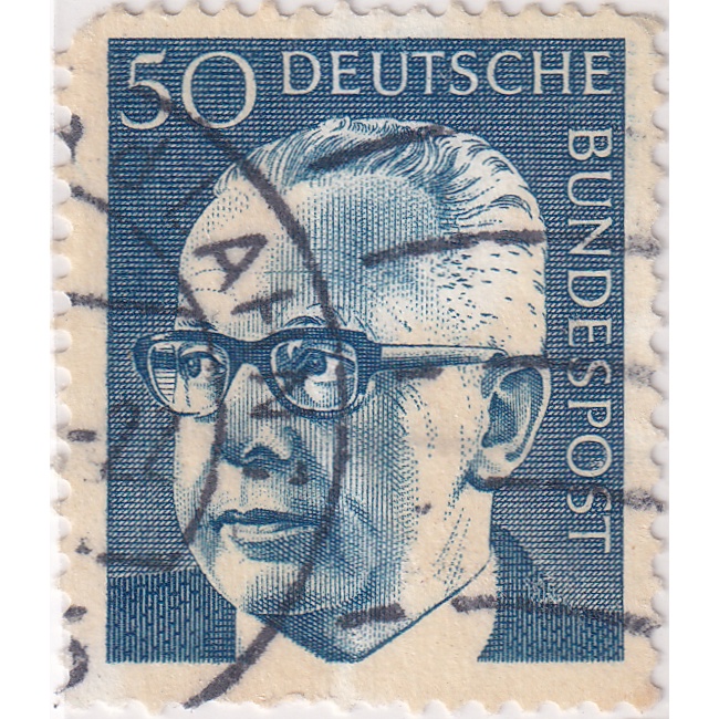 

Prangko Germany 1970 - Gustav Heinemann 50Pfg Used