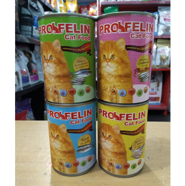 Profelin Wet Cat Food Gr Makanan Kaleng Daging Basah Kucing Shopee Indonesia