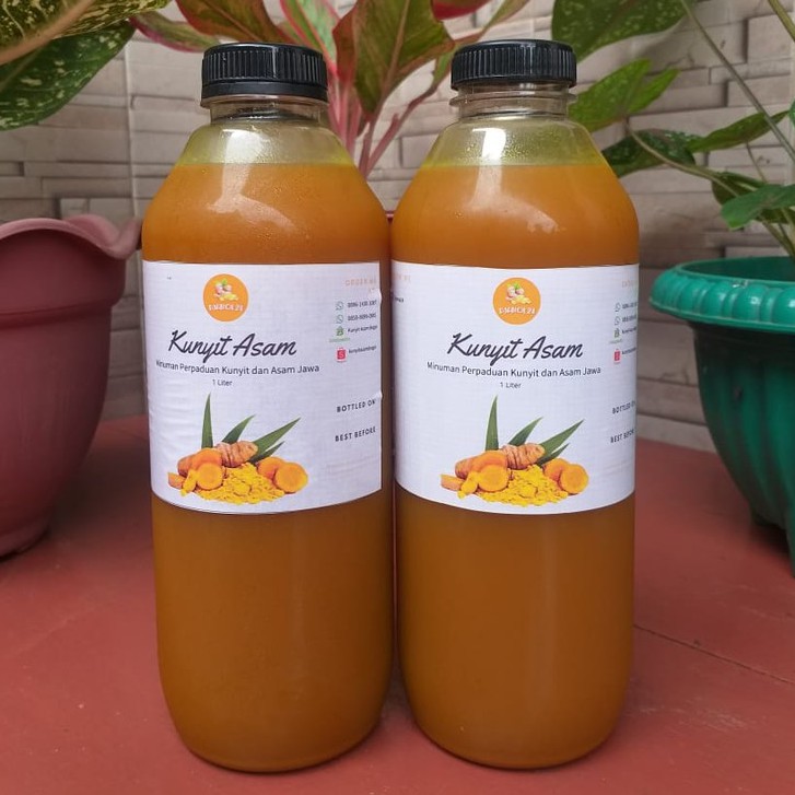 

Jamu Kunyit Asam + Rosella 1 Liter