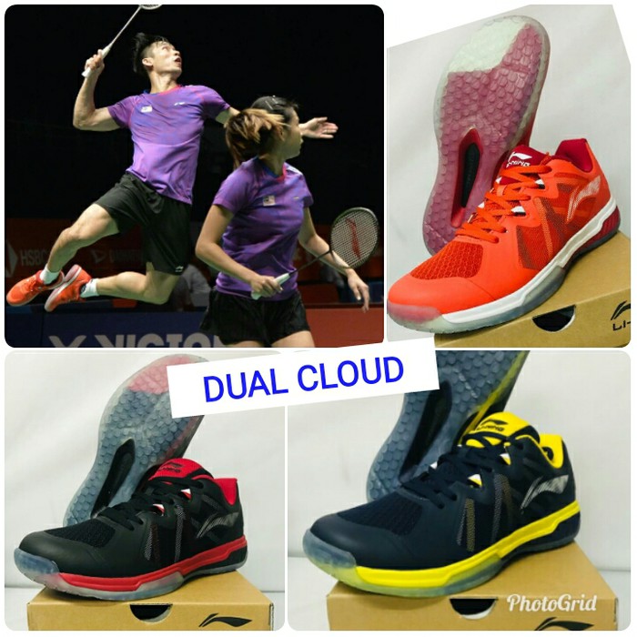 Original Lining DUAL CLOUD AYTN 083 AYTN083 Sepatu Badminton