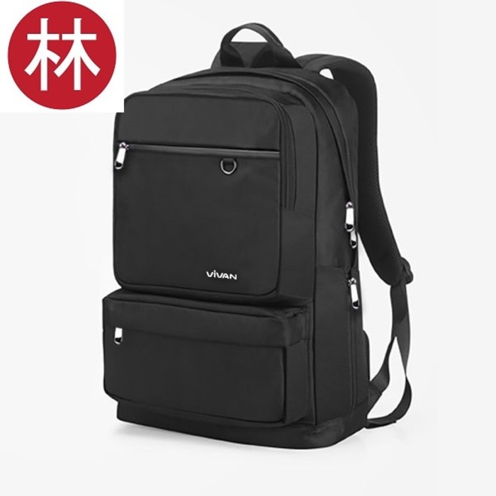 Vivan VBG-T01 15 inch Waterproof Business Leisure Backpack Black