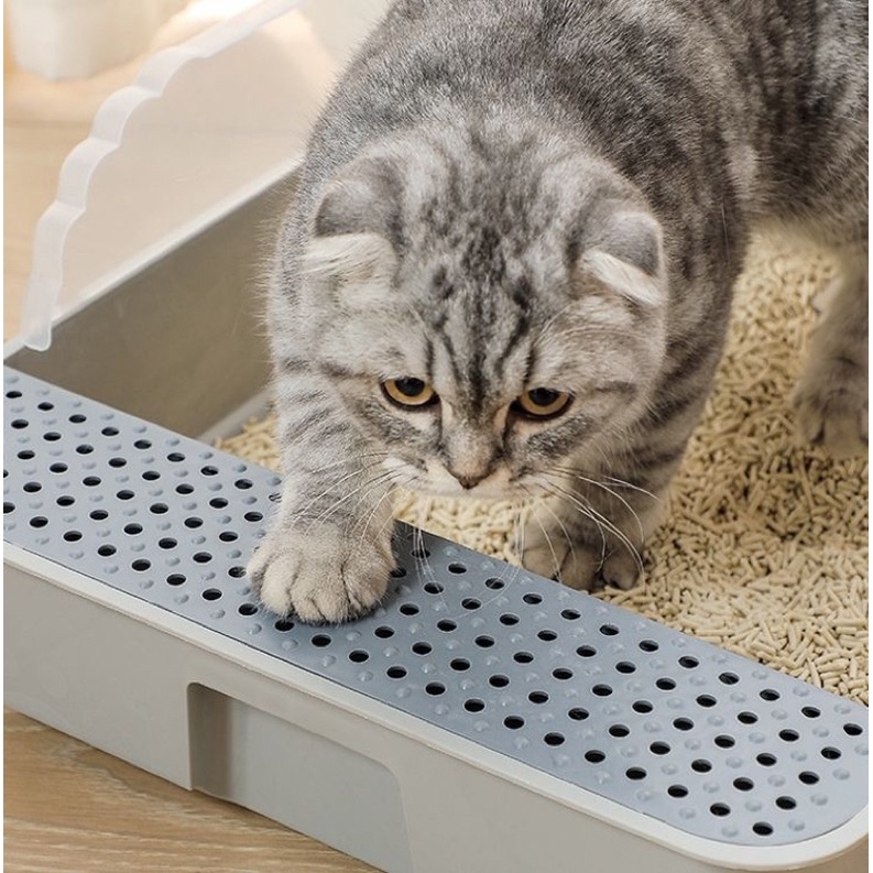 Litter Box Tempat Bak Pasir Jumbo Kucing Untuk Pipis Poop Cat and Dog
